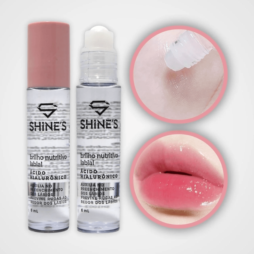 Brilho Nutritivo Labial Ácido Hialurônico Shine Cosméticos