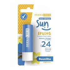 Protetor Solar Labial Dermachem Sun Fruits FPS 24 Baunilha
