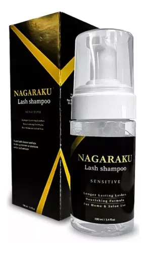 Lash Shampoo Nagaraku - Espuma de limpeza para cílios 100ml