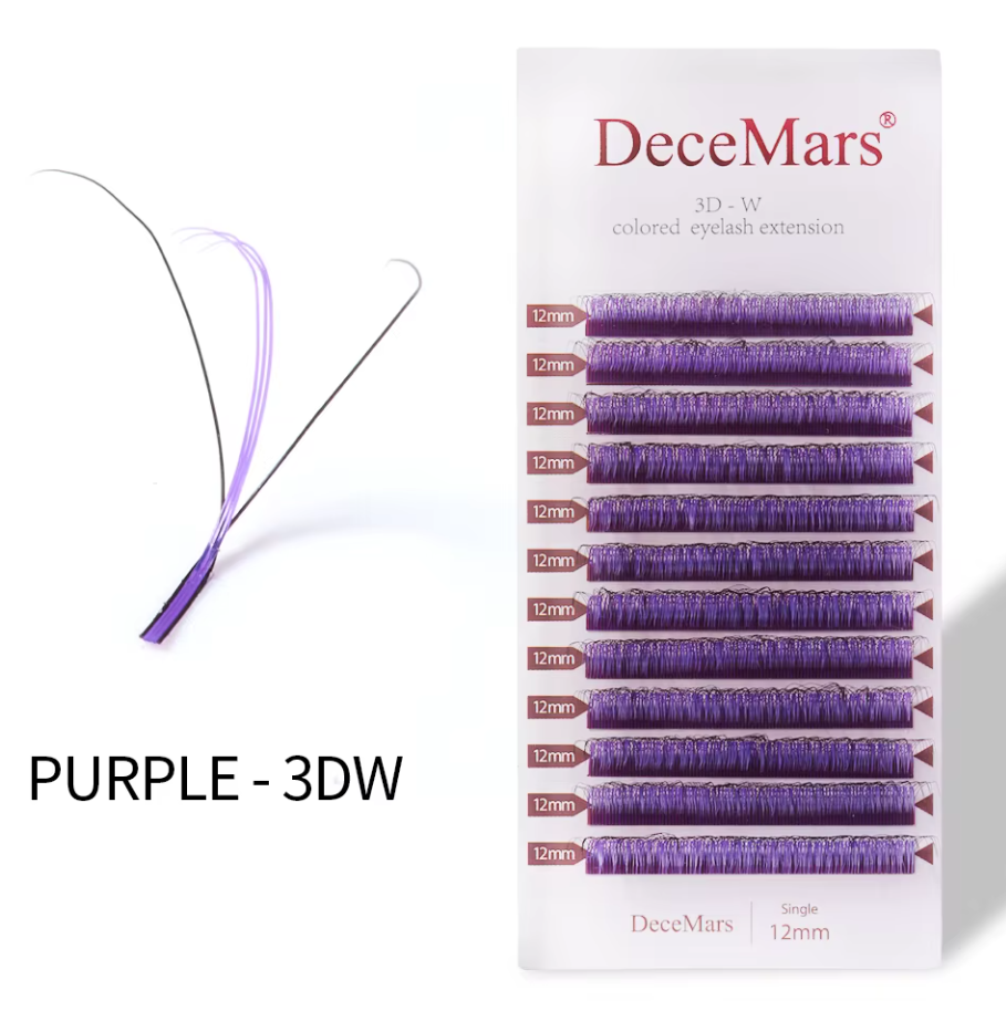 3D coloridas DeceMars ROXO