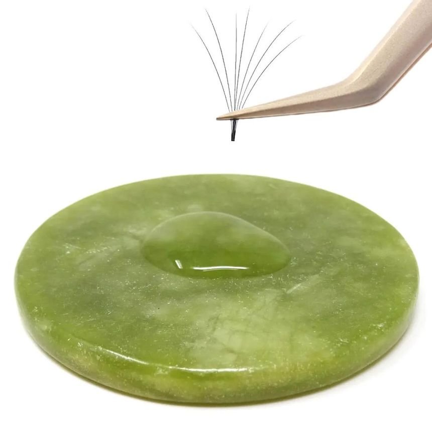 Pedra Jade para cola alongamento extensão de cílios